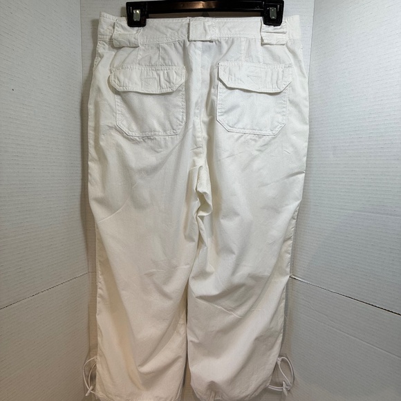 Caribbean Joe & Comapany Size 12 Color  white Cropped Pants/Capris - Picture 3 of 8